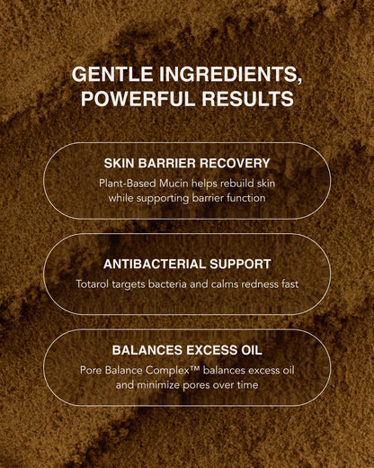 Dezi Skin Pore Choices Plant Based Mucin Repair Mist key ingredients for skin barrier recovery antibacterial support and oil balance
